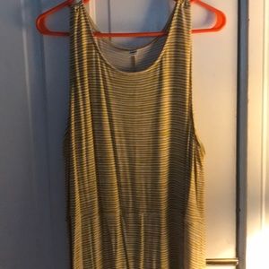 Old Navy Yellow Striped Dress